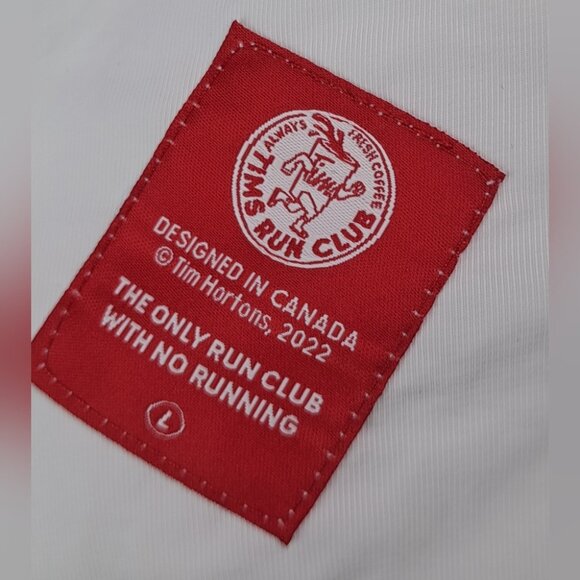 NWT Tim Hortons Run Club Windbreaker Jacket Hoodie Nylon Ripstop Men's Large - Picture 11 of 16